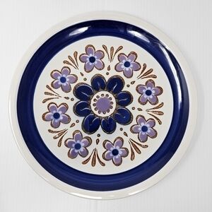 Mikasa Nightfall Chop Plate 12" Cera Stone D1551 Vintage Round Platter (flaw)